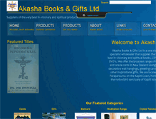 Tablet Screenshot of akasha.co.nz